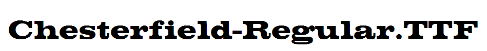 Chesterfield-Regular