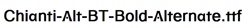 Chianti-Alt-BT-Bold-Alternate
