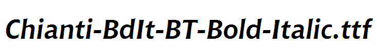Chianti-BdIt-BT-Bold-Italic