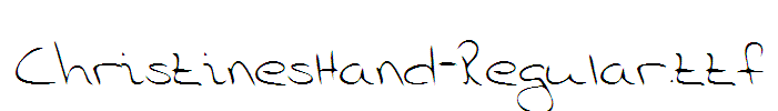 ChristinesHand-Regular