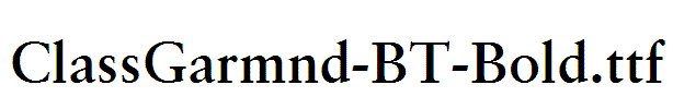 ClassGarmnd-BT-Bold