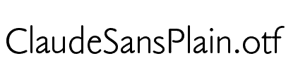 ClaudeSansPlain