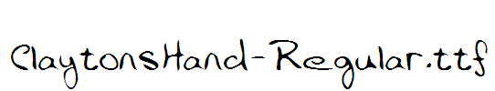 ClaytonsHand-Regular