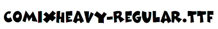 ComixHeavy-Regular