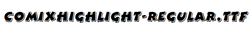 ComixHighlight-Regular