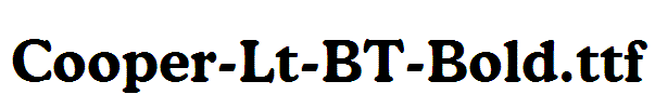 Cooper-Lt-BT-Bold