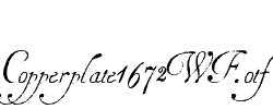 Copperplate1672WF