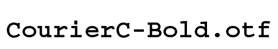 CourierC-Bold
