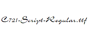 C721-Script-Regular