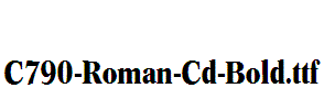 C790-Roman-Cd-Bold