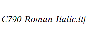 C790-Roman-Italic