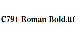 C791-Roman-Bold