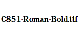 C851-Roman-Bold