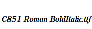 C851-Roman-BoldItalic