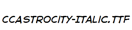 CCAstroCity-Italic