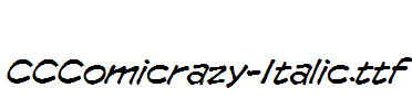 CCComicrazy-Italic