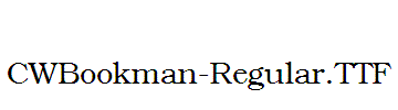 CWBookman-Regular