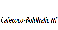 Cafecoco-BoldItalic