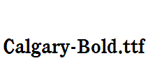 Calgary-Bold