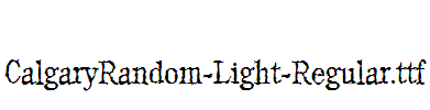 CalgaryRandom-Light-Regular