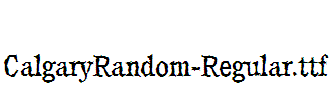 CalgaryRandom-Regular