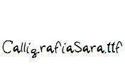 Calligrafia-Sara