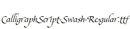 CalligraphScript-Swash-Regular