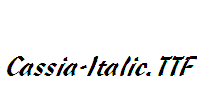 Cassia-Italic