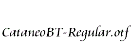 CataneoBT-Regular