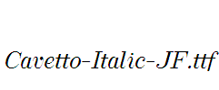 Cavetto-Italic-JF