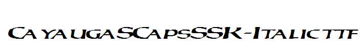 CayaugaSCapsSSK-Italic