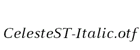 CelesteST-Italic