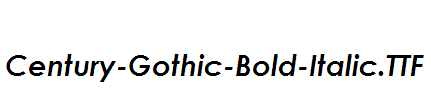 Century-Gothic-Bold-Italic