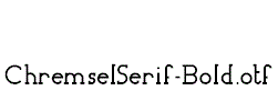 ChremselSerif-Bold