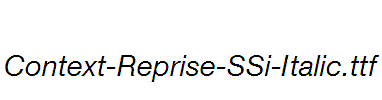 Context-Reprise-SSi-Italic