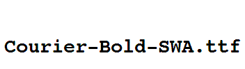 Courier-Bold-SWA