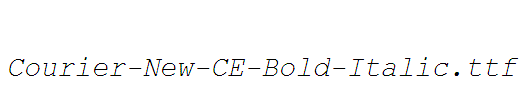 Courier-New-CE-Bold-Italic