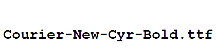 Courier-New-Cyr-Bold