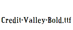 Credit-Valley-Bold