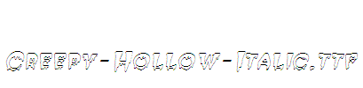 Creepy-Hollow-Italic