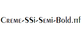 Creme-SSi-Semi-Bold