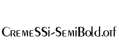 CremeSSi-SemiBold