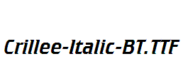 Crillee-Italic-BT