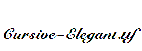 Cursive-Elegant