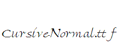 Cursive-Normal