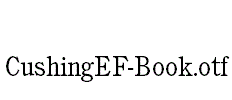 CushingEF-Book