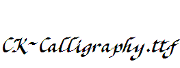 CK-Calligraphy