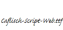 Caflisch-Script-Web