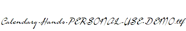 Calendary-Hands-PERSONAL-USE-DEMO
