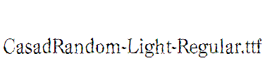 CasadRandom-Light-Regular